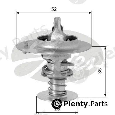 Gates TH03382G1 — Thermostat, coolant