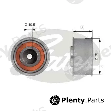 Gates T42155 — Deflection/Guide Pulley, timing belt PowerGrip®