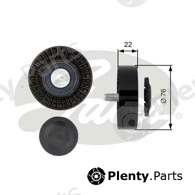 Gates T36389 — Deflection/Guide Pulley, V-ribbed belt DriveAlign®