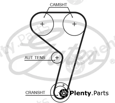 Gates K01T359HOB — Timing Belt Kit PowerGrip®