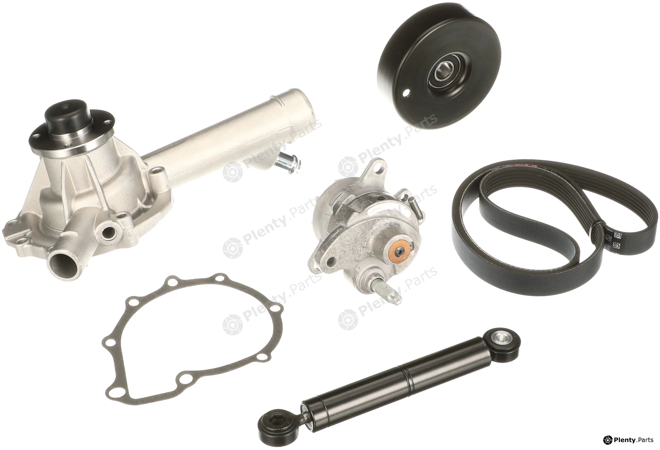 Gates KP16PK2153 — Water Pump + V-Ribbed Belt Kit Micro-V® Kit