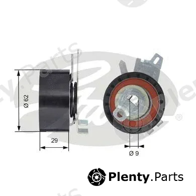 Gates T43145 — Tensioner Pulley, timing belt PowerGrip®