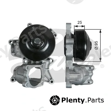 Gates WP0121 — Water Pump, engine cooling
