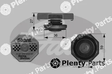 Gates RC10392 — Cap, radiator