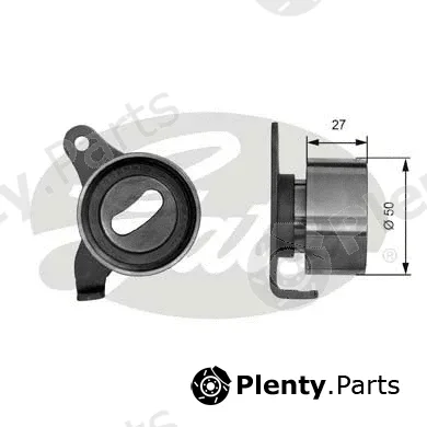 Gates T41076 — Tensioner Pulley, timing belt PowerGrip®
