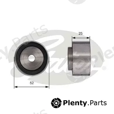 Gates T42005 — Deflection/Guide Pulley, timing belt PowerGrip®