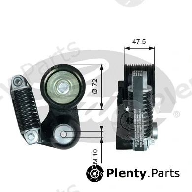 Gates T38721 — Belt Tensioner, V-ribbed belt FleetRunner™