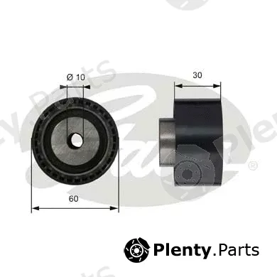 Gates T42070 — Deflection/Guide Pulley, timing belt PowerGrip®