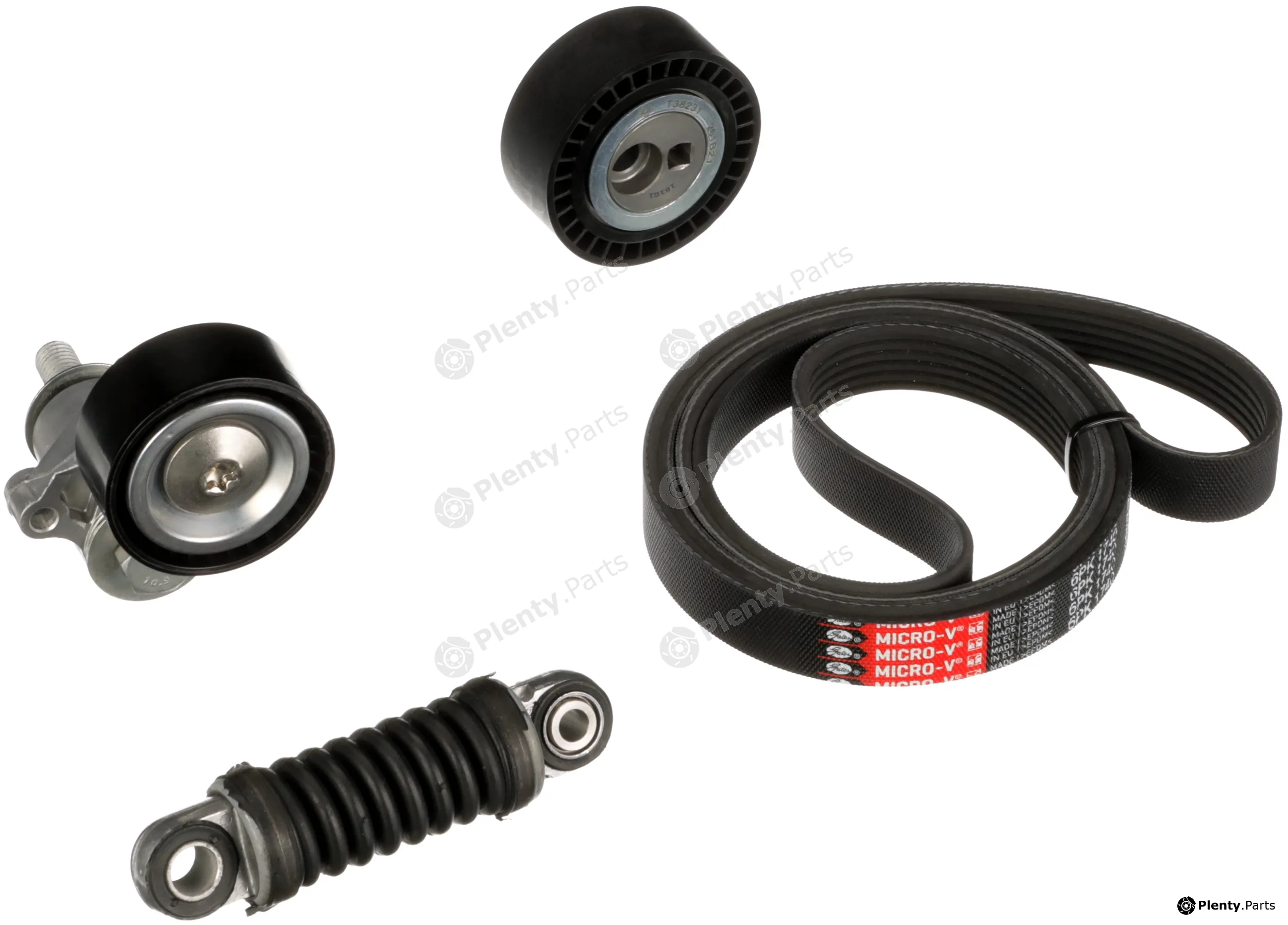 Gates K046PK1740 — V-Ribbed Belt Set Micro-V® Kit