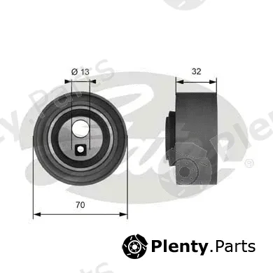 Gates T41131 — Tensioner Pulley, timing belt PowerGrip®