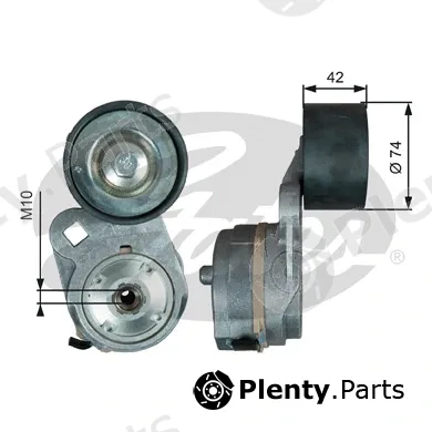 Gates T38718 — Belt Tensioner, V-ribbed belt FleetRunner™