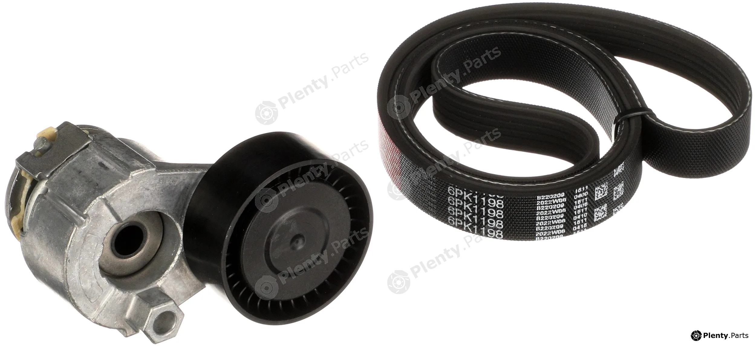 Gates K016PK1198 — V-Ribbed Belt Set Micro-V® Kit