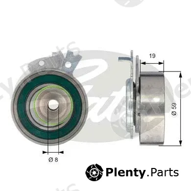 Gates T43038 — Tensioner Pulley, timing belt PowerGrip®