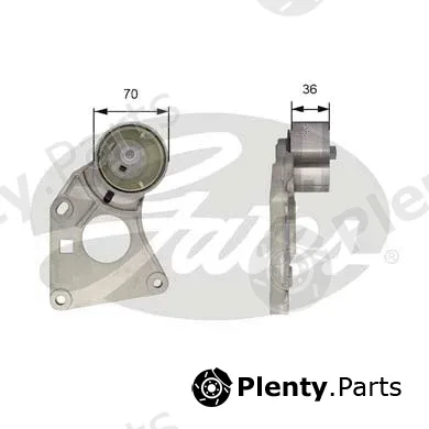 Gates T43166 — Tensioner Pulley, timing belt PowerGrip®