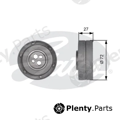 Gates T41217 — Tensioner Pulley, timing belt PowerGrip®