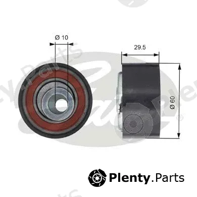 Gates T43147 — Tensioner Pulley, timing belt PowerGrip®