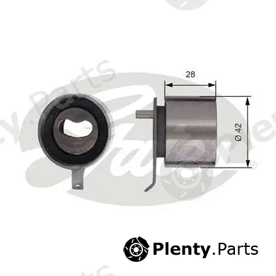 Gates T41267 — Tensioner Pulley, timing belt PowerGrip®
