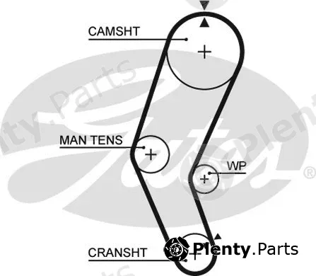 Gates 5272 — Timing Belt PowerGrip®