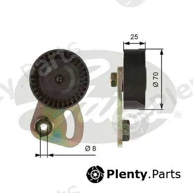Gates T39019 — Tensioner Pulley, V-ribbed belt DriveAlign®