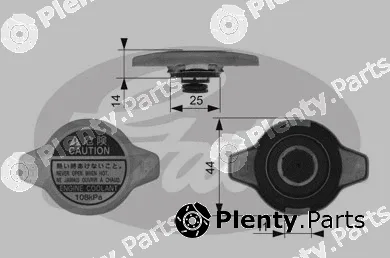 Gates RC134 — Cap, radiator