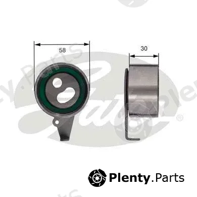 Gates T41266 — Tensioner Pulley, timing belt PowerGrip®