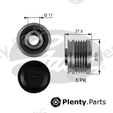 Gates OAP7053 — Alternator Freewheel Clutch DriveAlign®