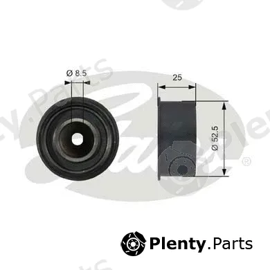 Gates T42076 — Deflection/Guide Pulley, timing belt PowerGrip®