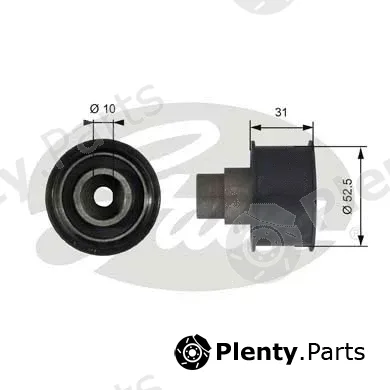 Gates T42080 — Deflection/Guide Pulley, timing belt PowerGrip®