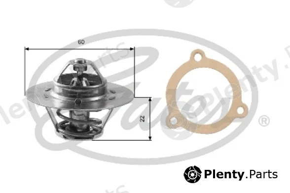 Gates TH12480G1 — Thermostat, coolant