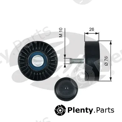 Gates T36485 — Deflection/Guide Pulley, V-ribbed belt DriveAlign®