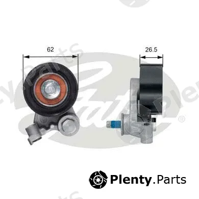 Gates T42134 — Tensioner Pulley, timing belt PowerGrip®