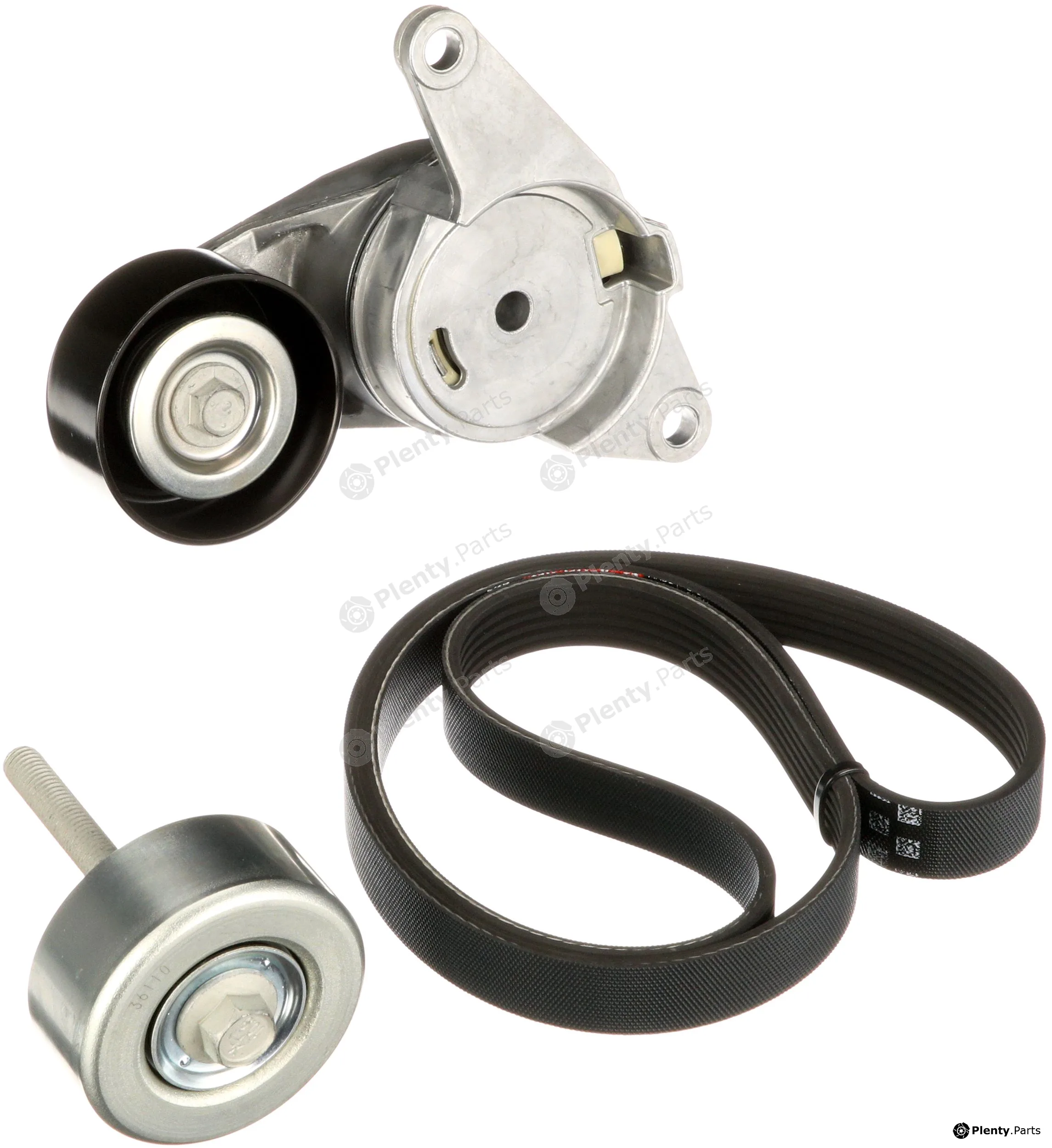 Gates K076PK2413 — V-Ribbed Belt Set Micro-V® Kit