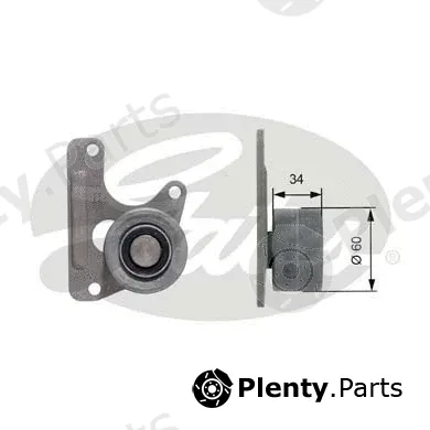 Gates T42068 — Deflection/Guide Pulley, timing belt PowerGrip®