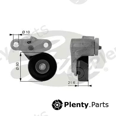 Gates T38159 — Belt Tensioner, V-ribbed belt DriveAlign®