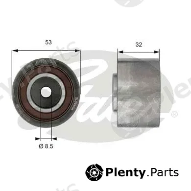 Gates T42179 — Deflection/Guide Pulley, timing belt PowerGrip®