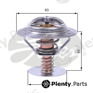 Gates TH43080 — Thermostat, coolant