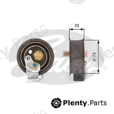 Gates T43123 — Tensioner Pulley, timing belt PowerGrip®