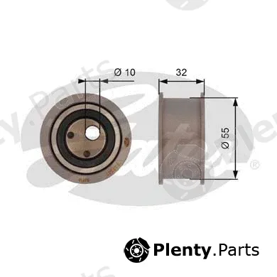 Gates T42041 — Tensioner Pulley, timing belt PowerGrip®
