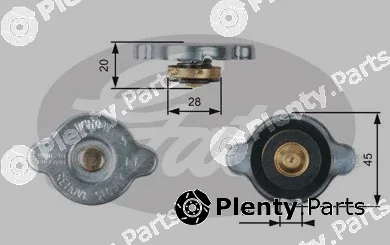 Gates RC133 — Cap, radiator