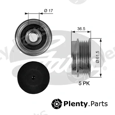 Gates OAP7041 — Alternator Freewheel Clutch DriveAlign®
