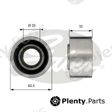 Gates T42186 — Deflection/Guide Pulley, timing belt PowerGrip®