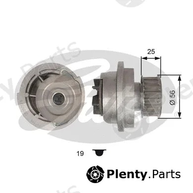 Gates WP0095 — Water Pump, engine cooling