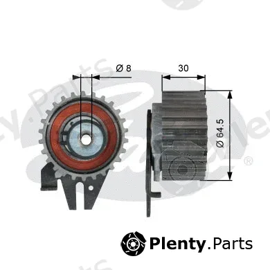 Gates T43239 — Tensioner Pulley, timing belt PowerGrip®
