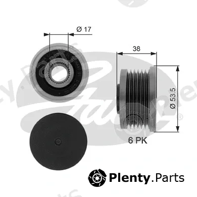 Gates OAP7081 — Alternator Freewheel Clutch DriveAlign®