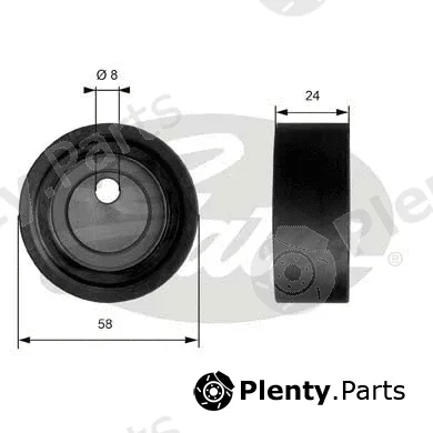 Gates T41064 — Tensioner Pulley, timing belt PowerGrip®