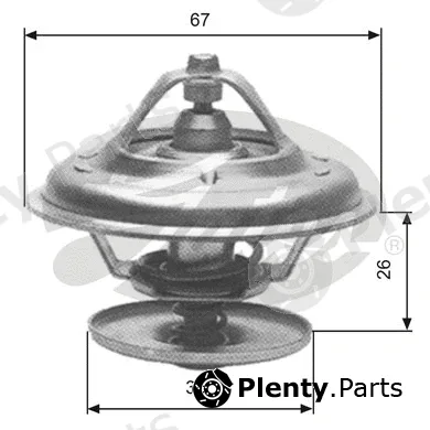 Gates TH11680G1 — Thermostat, coolant