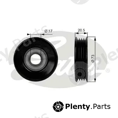 Gates T38030 — Tensioner Pulley, V-ribbed belt DriveAlign®