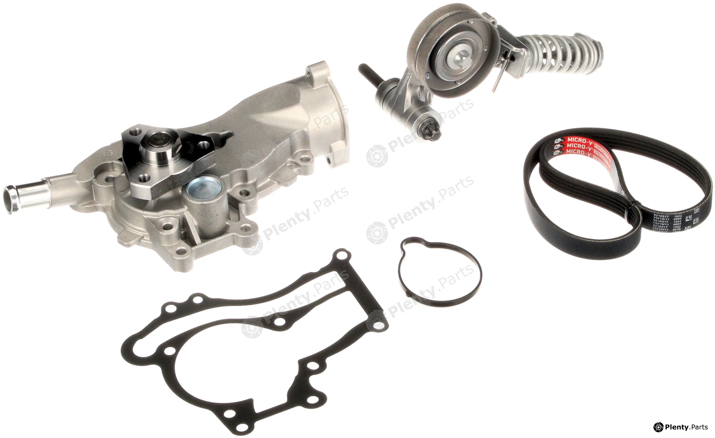 Gates KP15PK1335 — Water Pump + V-Ribbed Belt Kit Micro-V® Kit