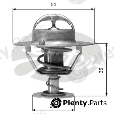 Gates TH04277 — Thermostat, coolant