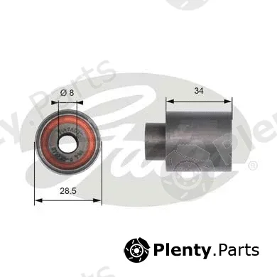 Gates T41230 — Deflection/Guide Pulley, timing belt PowerGrip®